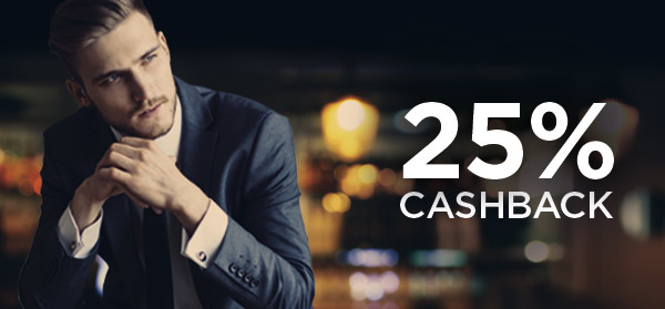 25% Cashback