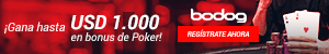 Bodog Latam Poker Welcome Bonus